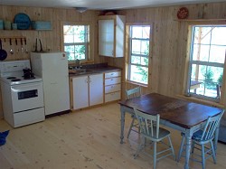 Kitchen and dining area